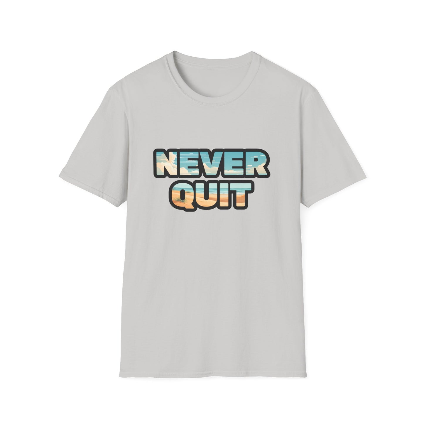 Never Quit Unisex Softstyle T-Shirt