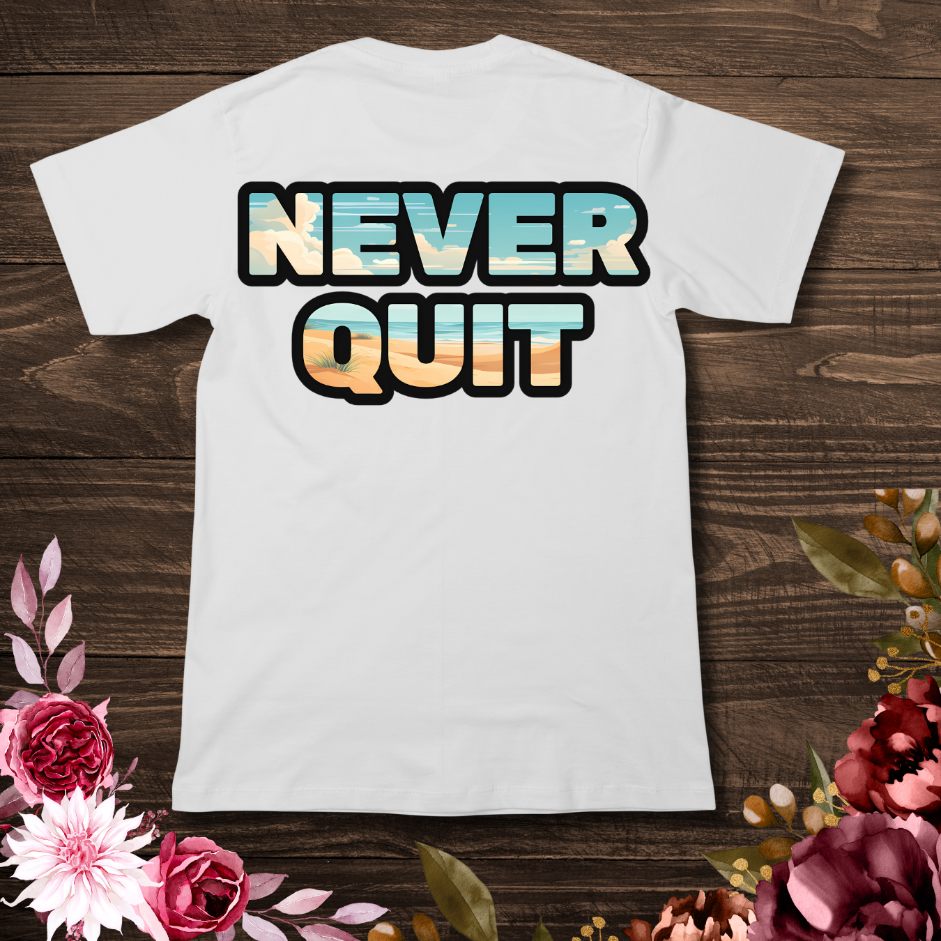 Never Quit Unisex Softstyle T-Shirt