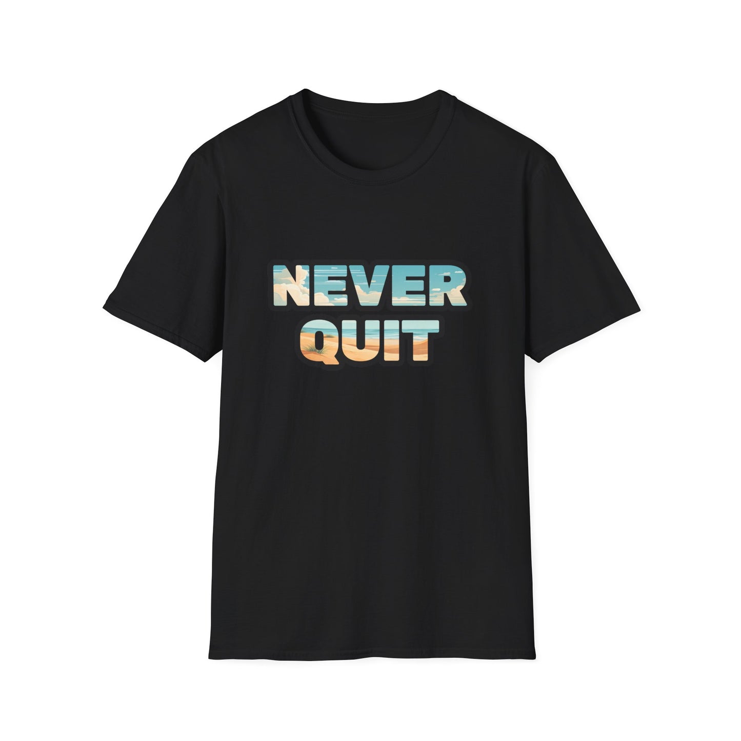 Never Quit Unisex Softstyle T-Shirt