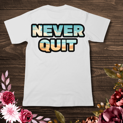 Never Quit Unisex Softstyle T-Shirt