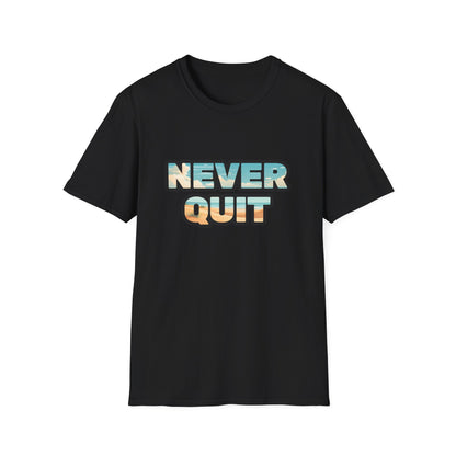 Never Quit Unisex Softstyle T-Shirt